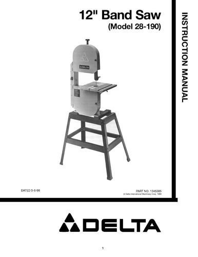 Delta bench band - 12",