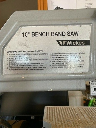 Wickes bench band saw - wickes,