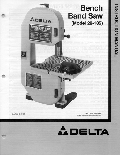 Delta 185 bench band - 28-185,
